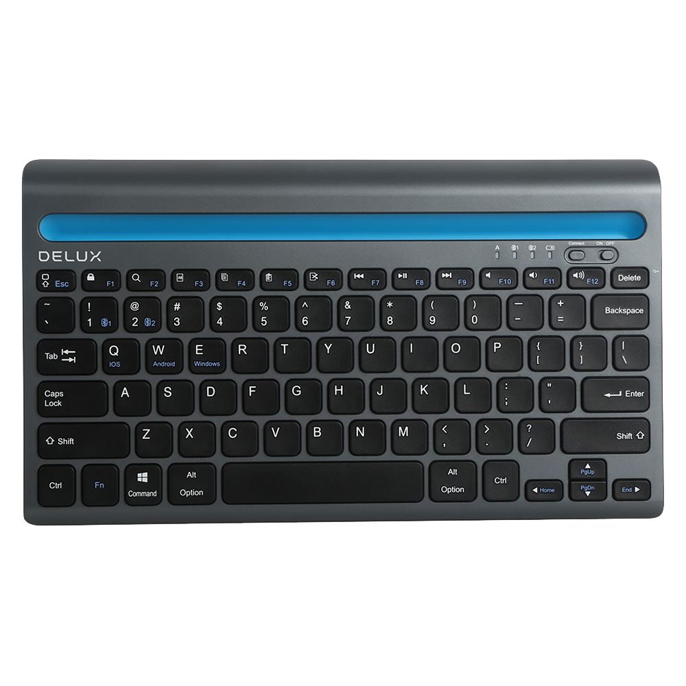 Keyboard Delux K2201V slim Bluetooth v5.0 Official supplier for TP