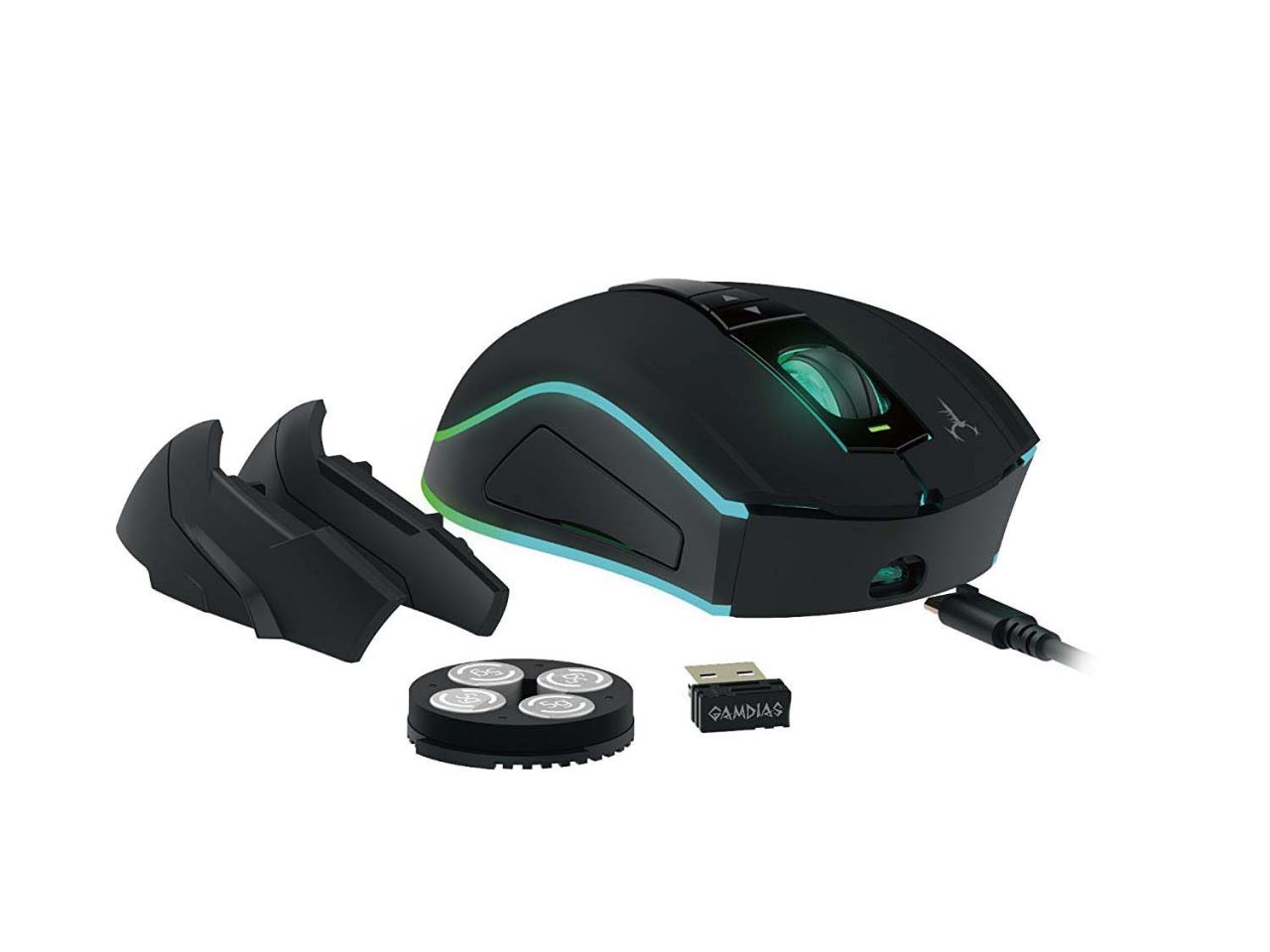 Wired Wireles Optical Gaming Mouse Gamdias Hades M Led Backlit