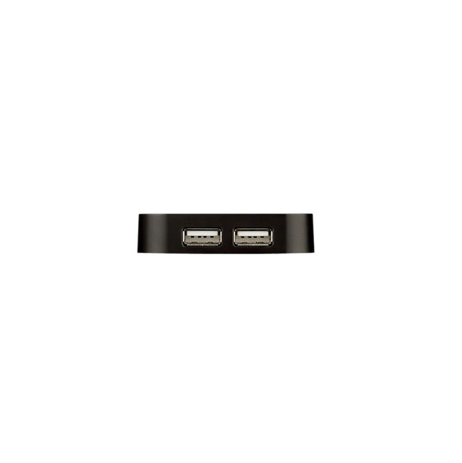 D-Link DUB-H4 4-Port USB 2.0 Hub black