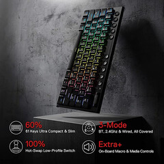 Mechanical gaming keyboard Redragon - Noctis Pro Red-black