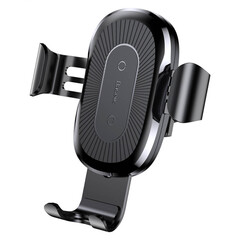 Поставка за телефон за кола с безжично зареждане Baseus Gravity Car Mount Phone Bracket Air Vent Holder