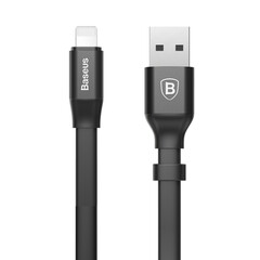 USB кабел Baseus Nimble USB / Lightning with Buckle 2A 0,23м CALMBJ-B01 - черен