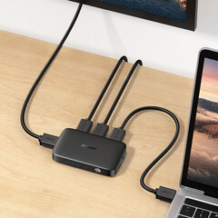 Ugreen Two way switch HDMI - 3x HDMI 4K 30Hz CM332 80125  - black