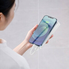 Baseus power bank 10000 mAh 15W PPDML-I02 - white 