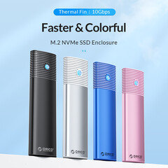 Orico USB3.2 Gen2 Type-C M.2 NVMe SSD Enclosure (10Gbps) Black
