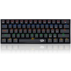 RGB механична геймърска клавиатура Redragon Lakshmi Rainbow Red Switch K606R_RD