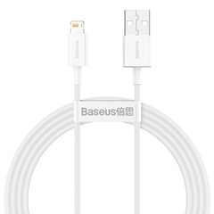 Кабел Baseus Superior USB към Lightning 2,4A 1,5 м CALYS-B02 - бял