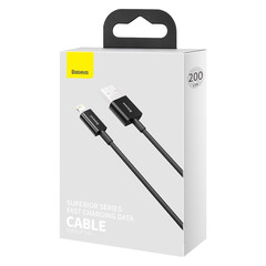 Data cable Baseus Superior USB - Lightning cable 2.4 A 2 m CALYS-C01 - black