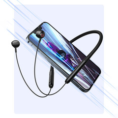 Baseus Bowie P1 Half In-ear Neckband Wireless Earphones NGPB000001 - black