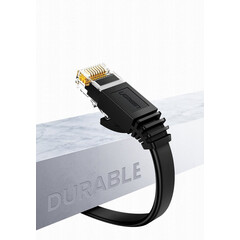Мрежов кабел Ugreen 20162 Ethernet patchcord RJ45 Cat 6 UTP 1000Mbps 5м - черен