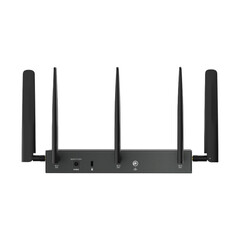 Гигабитен VPN рутер TP-Link Omada модел ER706WP-4G AX3000 на бял фон.