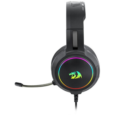 RGB gaming headphones with microphone Redragon Mento H270-RGB wired - black