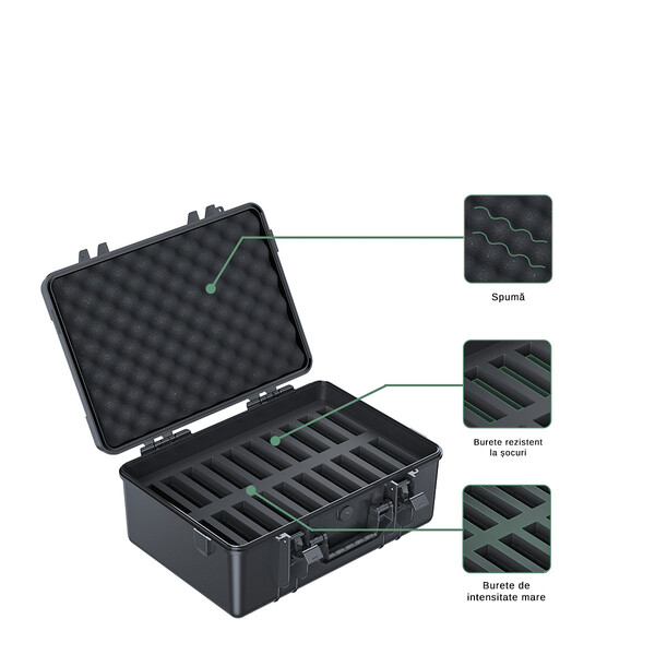 Orico PSC-L20-GY protection bag for 20 pcs. 3.5" disks - gray