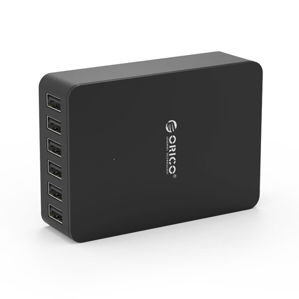 Зарядно устройство за стена Orico CSE-6U USB Charger CSE-6U-EU-BK-PRO