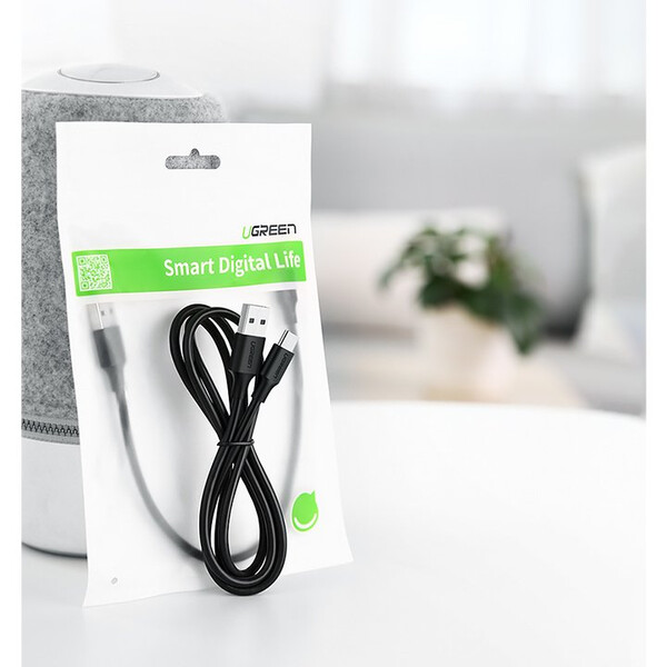 Кабел Ugreen USB - USB Type C 2 A cable 0.5м