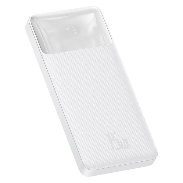 Baseus power bank 10000 mAh 15W PPDML-I02 - white 