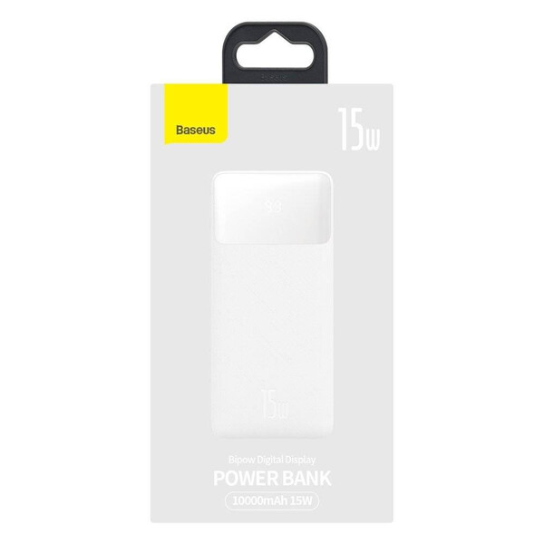 Baseus power bank 10000 mAh 15W PPDML-I02 - white 