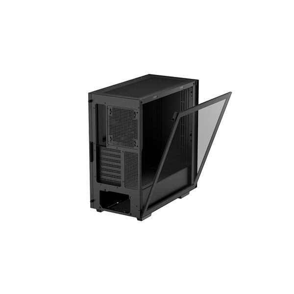 Кутия Deepcool Mid-Tower ATX CH510 с прозрачен страничен панел - черна