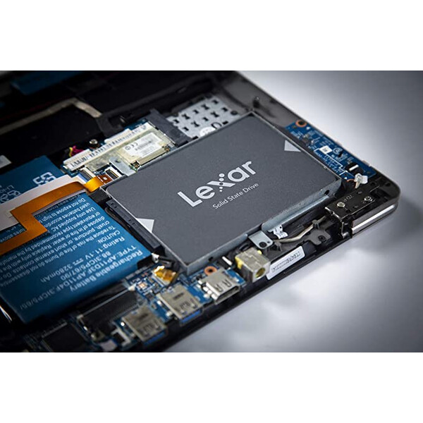 LEXAR NS100 512GB SSD, 2.5”, SATA (6Gb/s), up to 550MB/s Read and 450 MB/s write