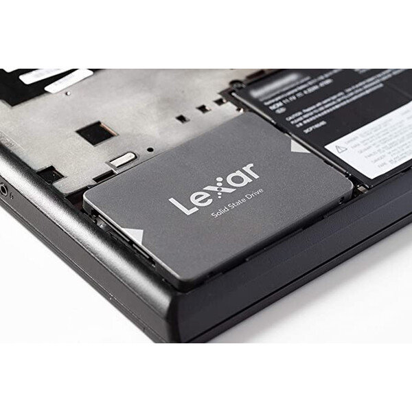 LEXAR NS100 512GB SSD, 2.5”, SATA (6Gb/s), up to 550MB/s Read and 450 MB/s write