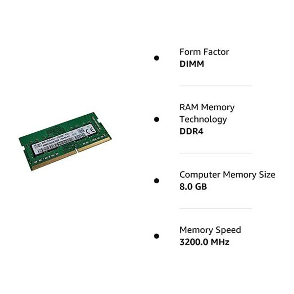 Hynix 8GB DDR4 3200MHz SoDimm HMA81GS6CJR8N