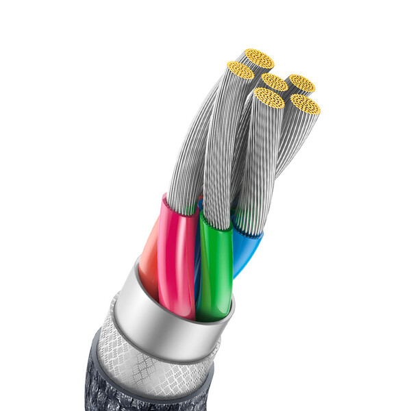 Baseus Crystal Shine Series cable USB Type A - USB Type C 100W 2m CAJY000501 - black