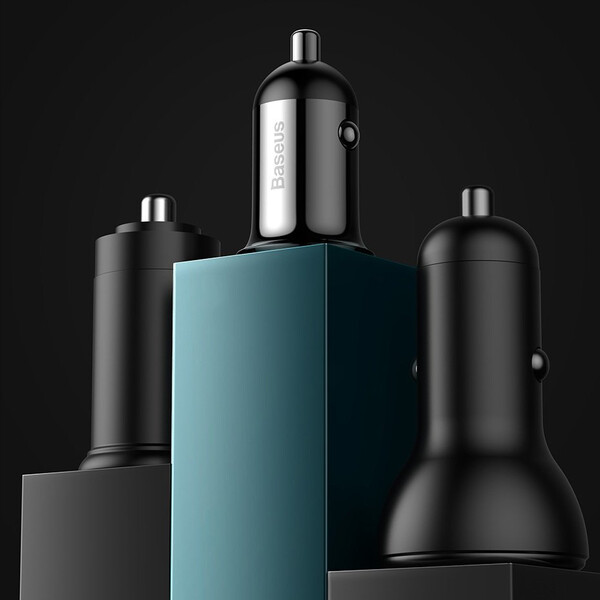 Зарядно за кола Baseus Grain Pro 2x USB 4.8 A CCALLP-02 - бяло