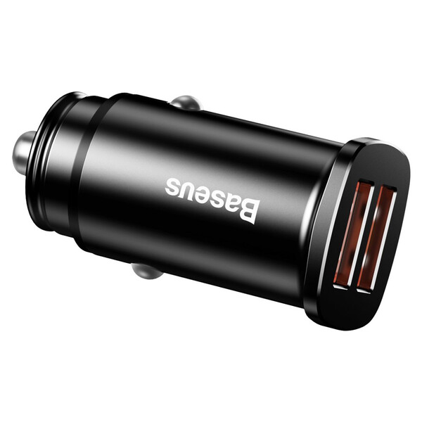 Car charger Baseus Square Smart 2x USB QC3.0 30W  CCALL-DS01 - black