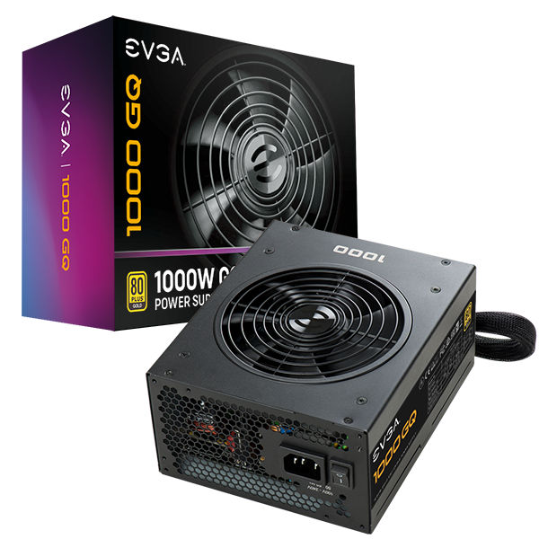 Захранващ модул EVGA 1000 GQ, 80 Plus GOLD 1000W, Semi Modular 210-GQ-1000-V2