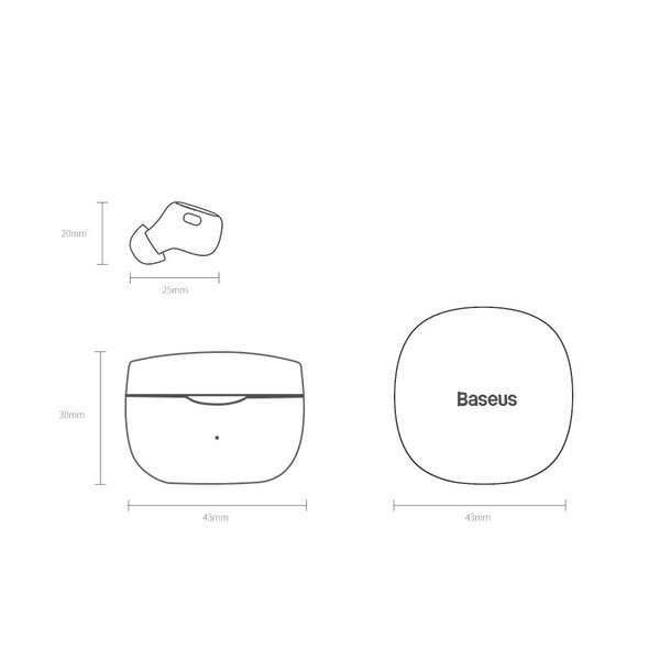 Baseus Encok WM01 TWS Bluetooth 5.3 NGTW240002