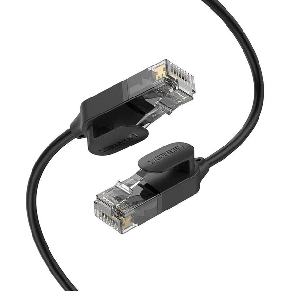Мрежов кабел Ugreen 70656 Ethernet patchcord RJ45 Cat 6A UTP 1000Mbps 10м - черен
